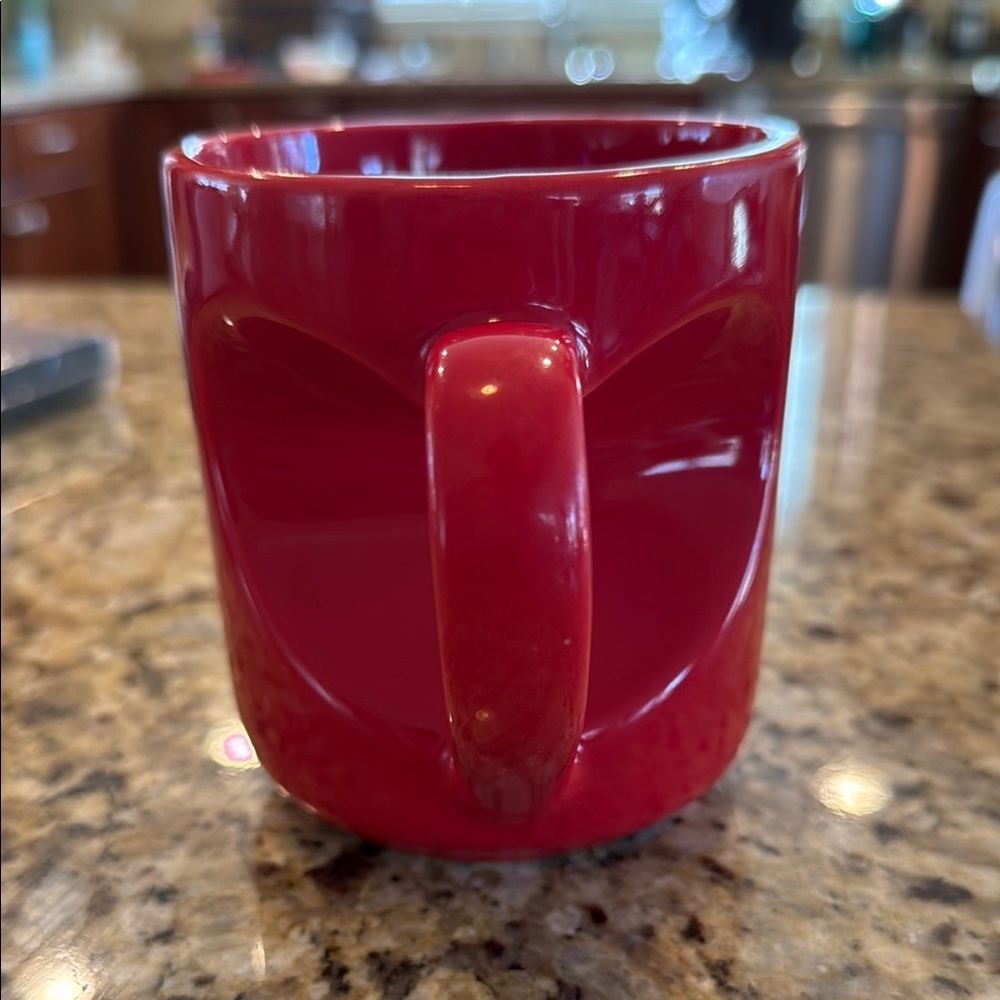 Red Heart Ceramic Mug